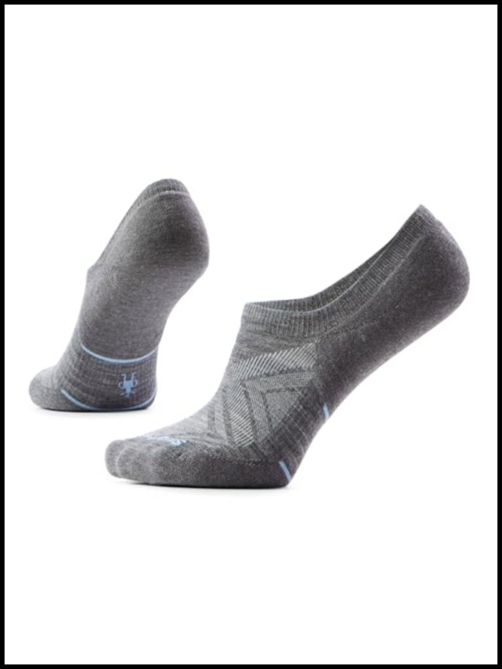 Merino Wool No Show Running Socks Targeted Cushion Athletic